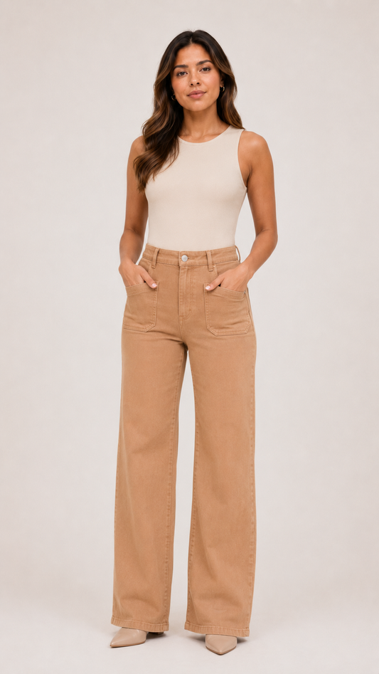 Jeans Bolsillos Delanteros